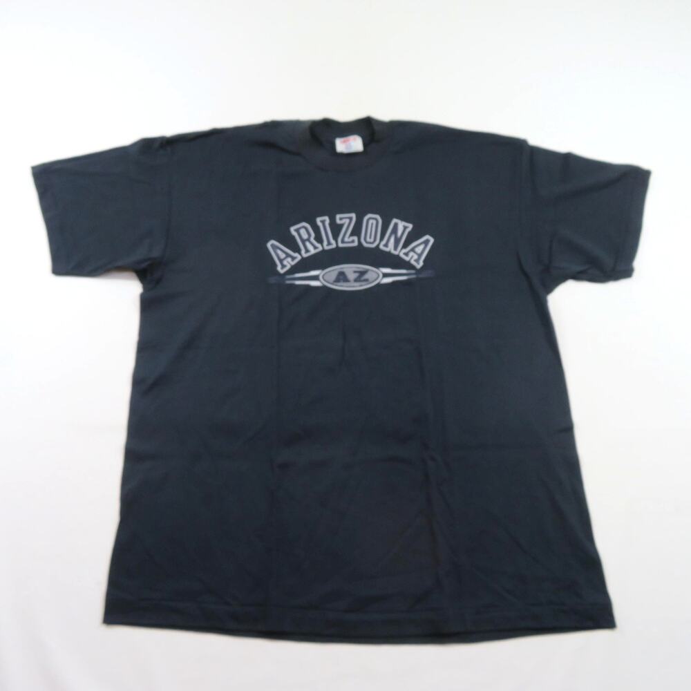 Arizona Black White T-shirt 90s Vintage Sz 2XL-3XL? Hef-T TeeJays Brand NWOT
